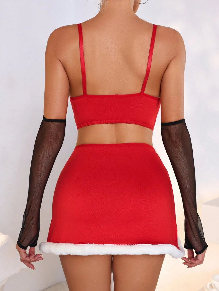 Set Di Lingerie A Tema Natalizio