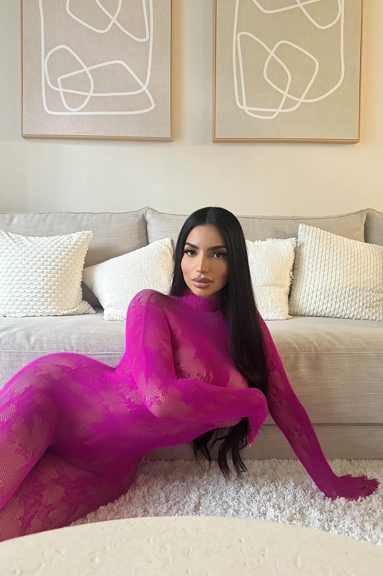 Frisky Instincts Guanto Bodystocking