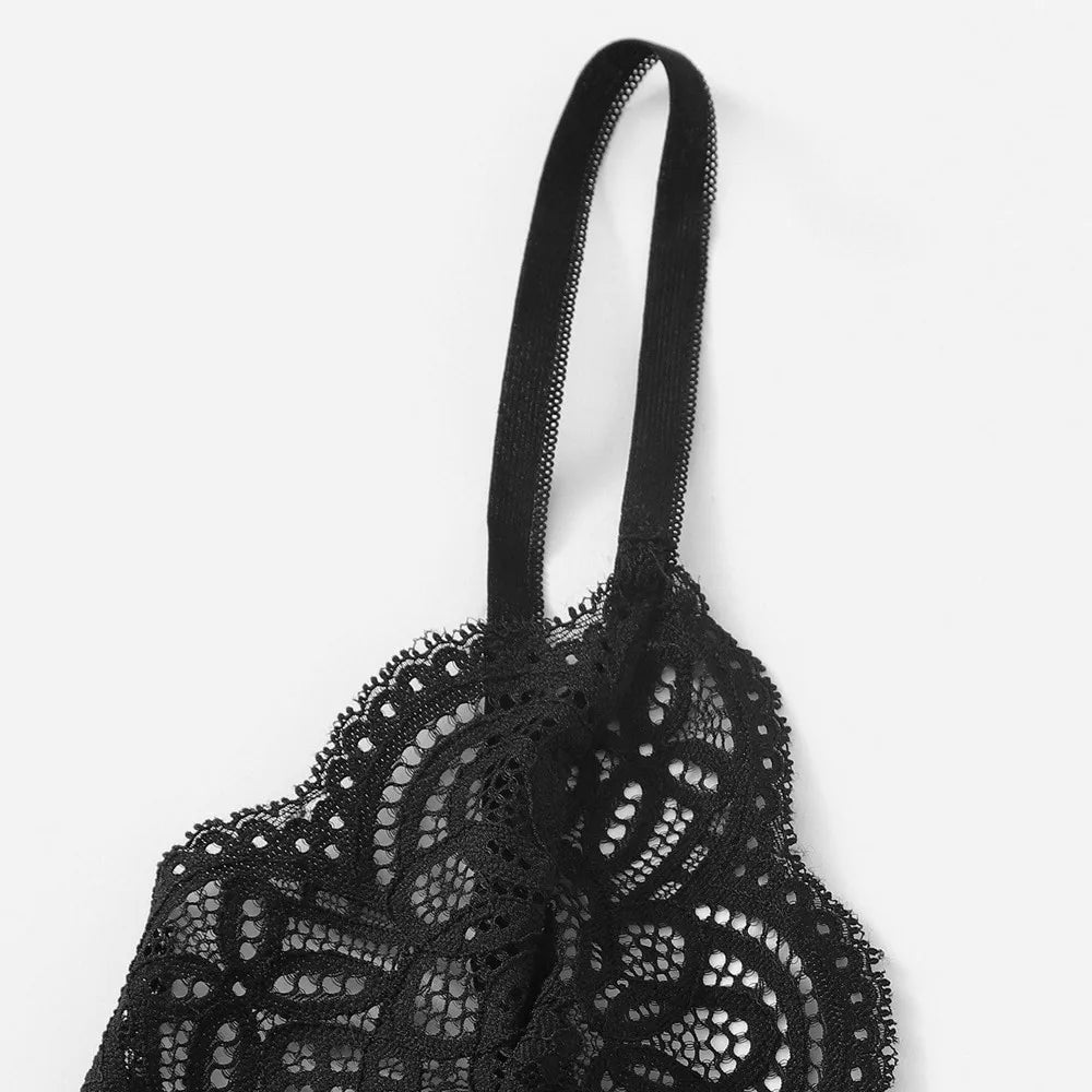 Completo reggiseno e slip in pizzo