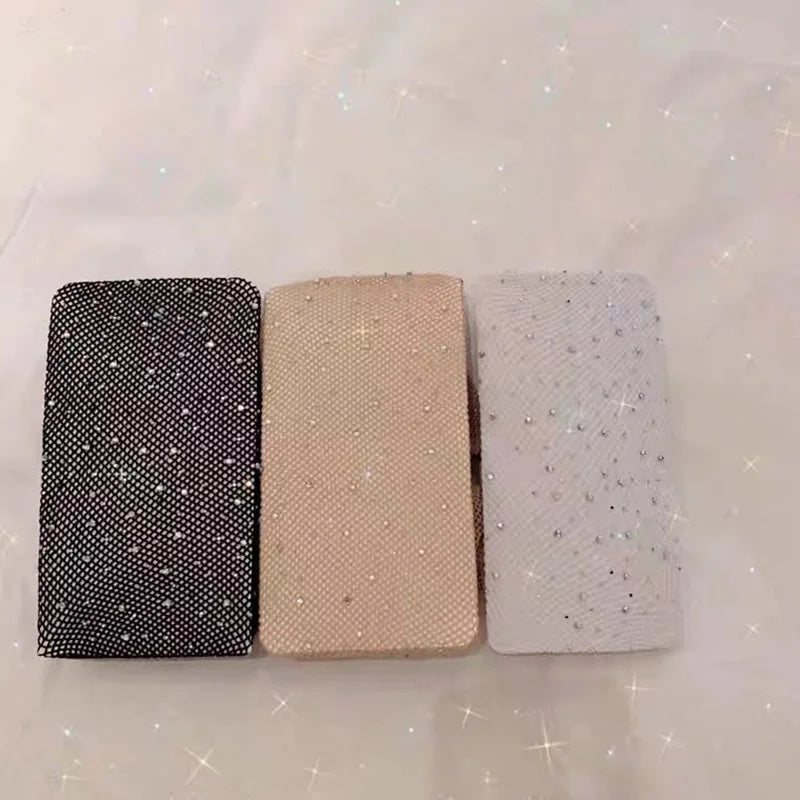 Collant a rete con diamanti