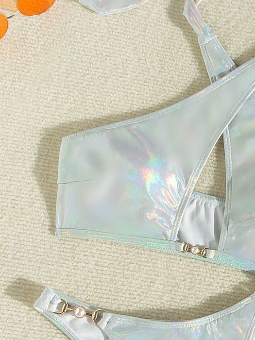 Costumino Argento a 2 Pezzi