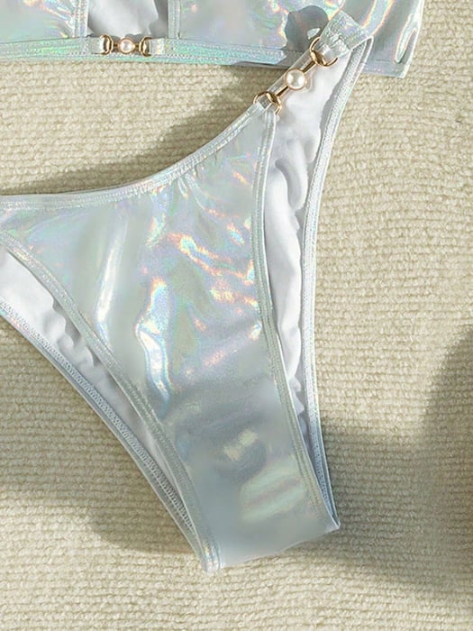 Costumino Argento a 2 Pezzi