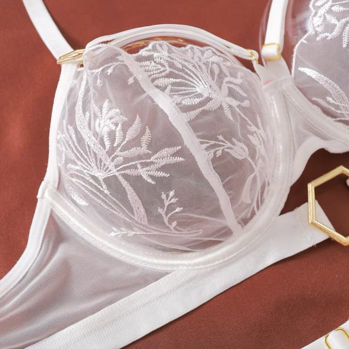 Set Intimo Bianco a 5 Pezzi