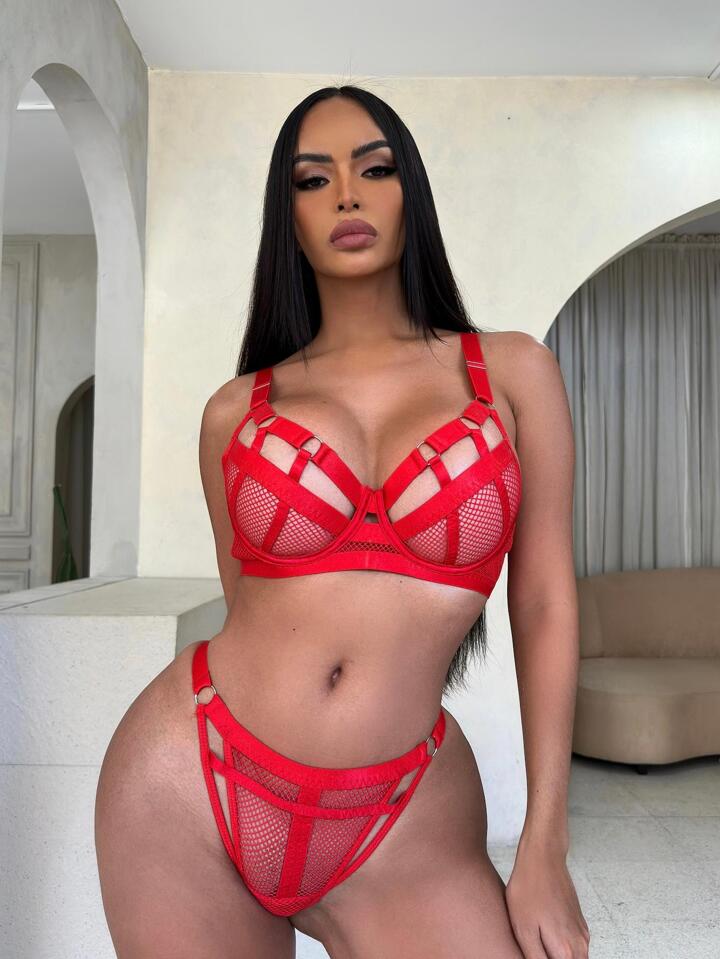 Set Intimo a 2 Pezzi con Intagli