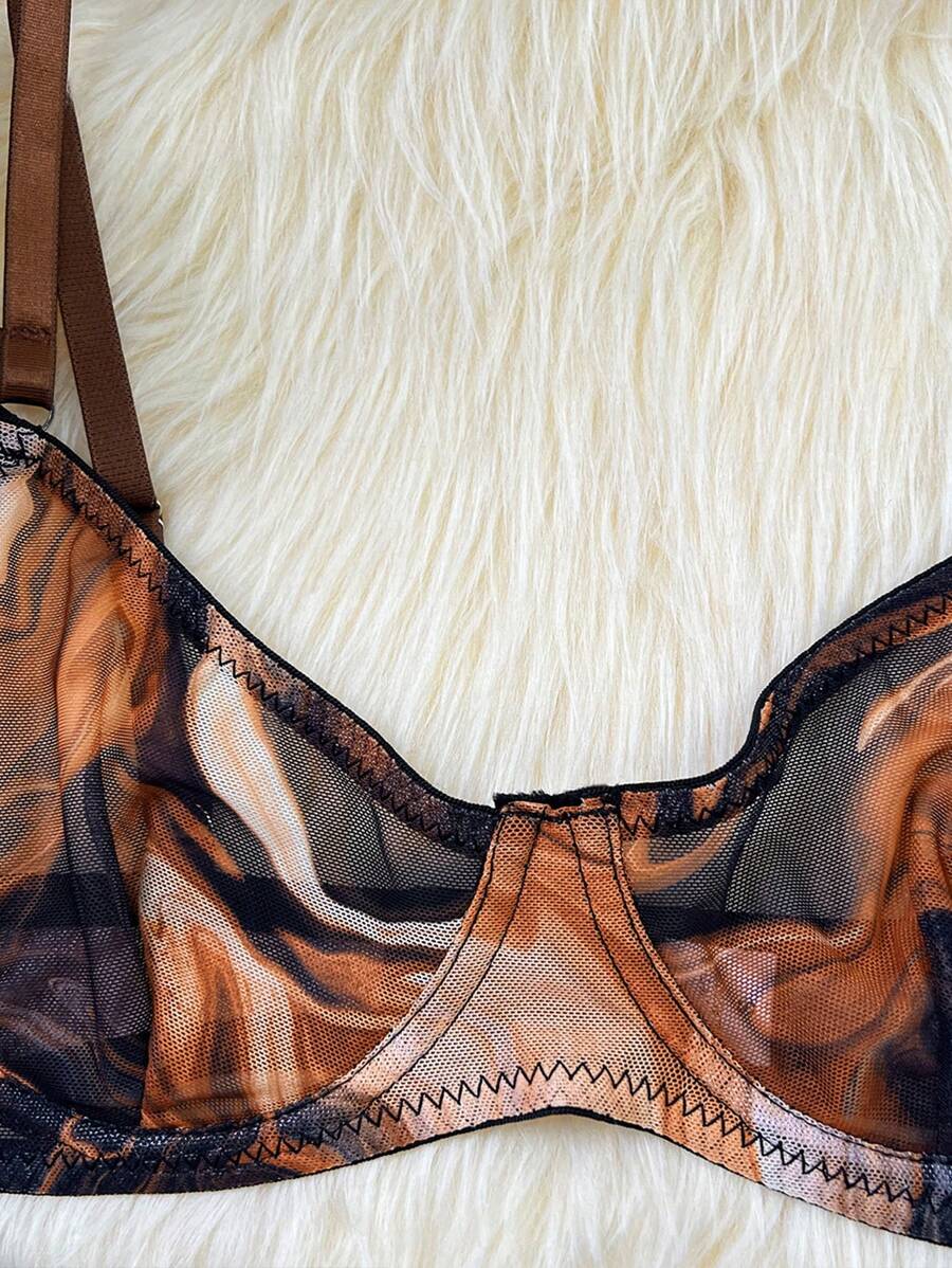 Intimo 5 Pezzi Con Stampa Marmo