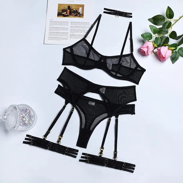 Set Lingerie 4 Pezzi Skylar