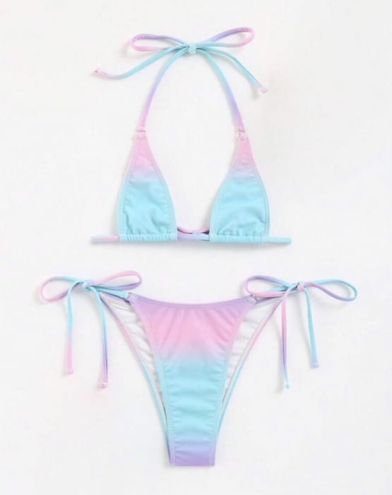Costume da Bagno a 2 Pezzi con Coulisse